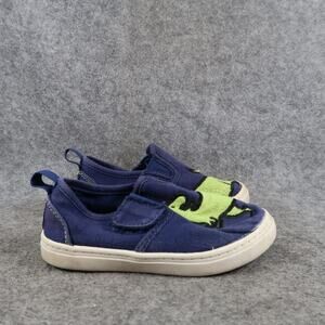 Wonder Nation Shoes Baby Toddler 6 Sneaker Slip On Dino Mite Dinosaur Blue Green